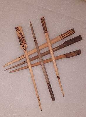 Bamboo Hairpins set of 2