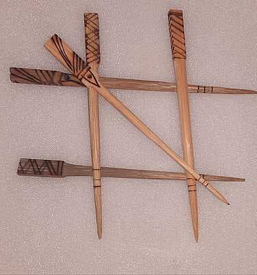 Bamboo Hairpins set of 2